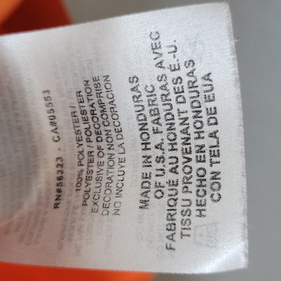 Nike Dri-Fit Orange Scoopneck Tanktop - Picture 5 of 8